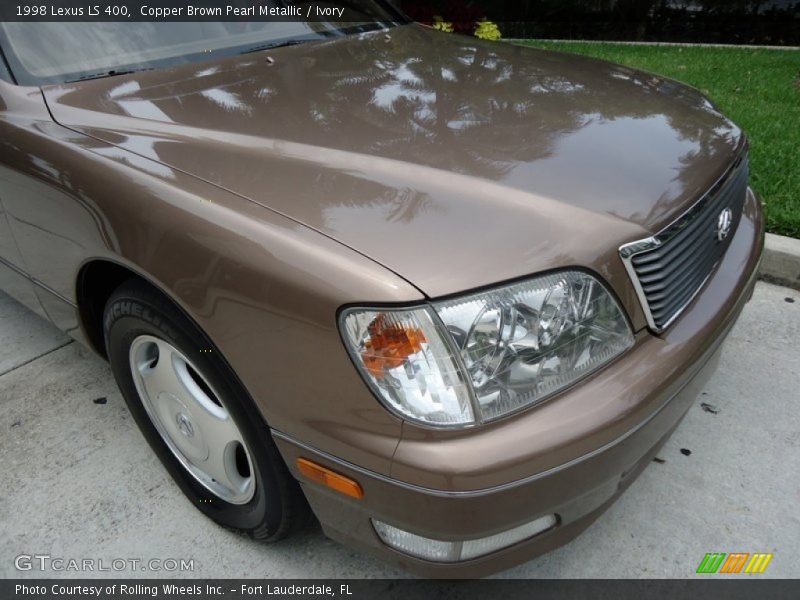 Copper Brown Pearl Metallic / Ivory 1998 Lexus LS 400