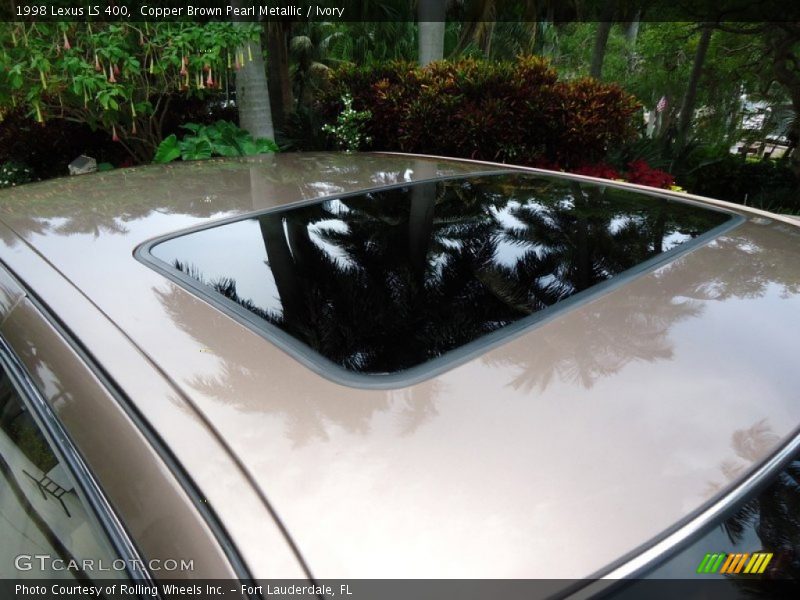 Copper Brown Pearl Metallic / Ivory 1998 Lexus LS 400