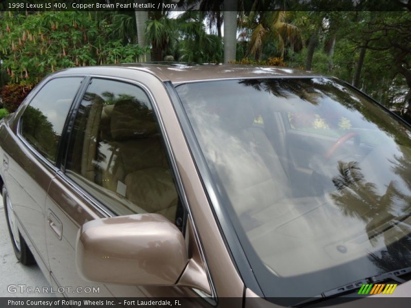 Copper Brown Pearl Metallic / Ivory 1998 Lexus LS 400