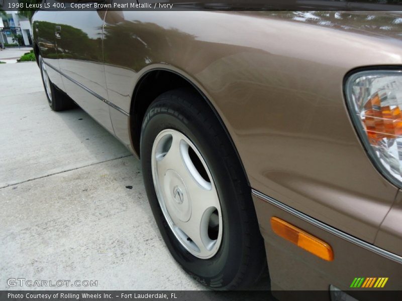 Copper Brown Pearl Metallic / Ivory 1998 Lexus LS 400
