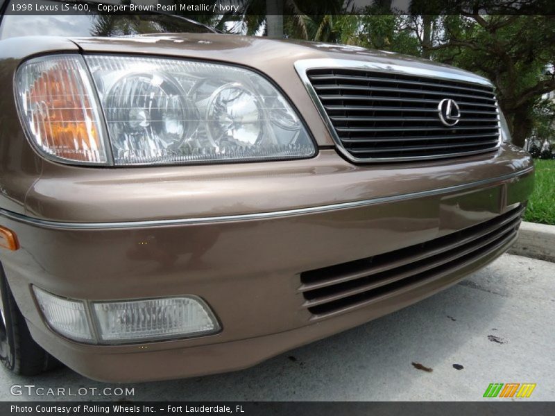 Copper Brown Pearl Metallic / Ivory 1998 Lexus LS 400