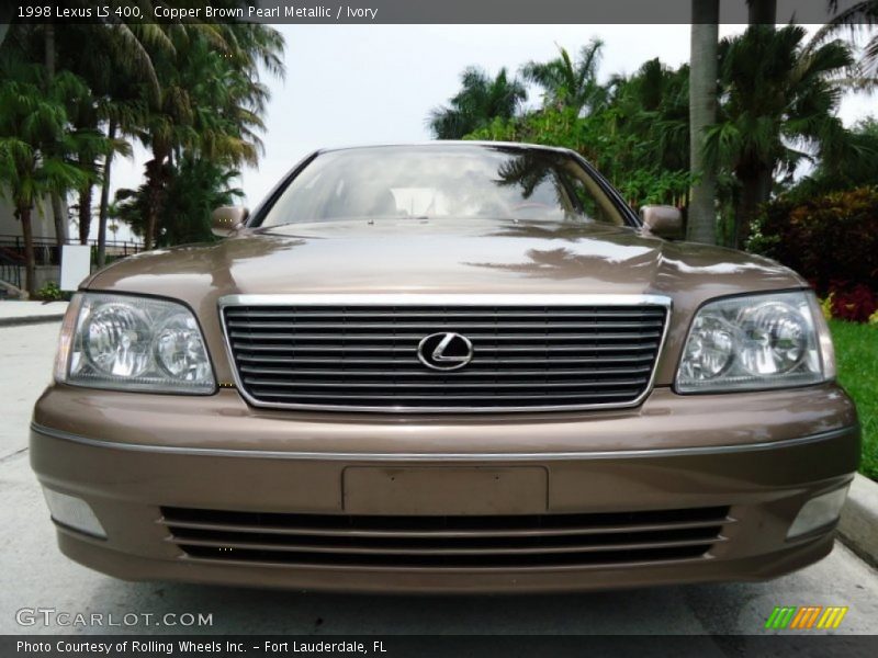 Copper Brown Pearl Metallic / Ivory 1998 Lexus LS 400