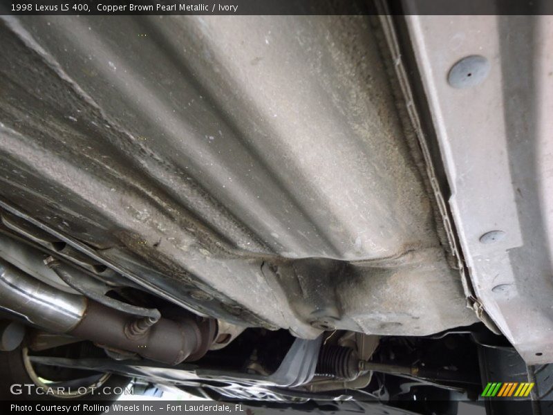 Copper Brown Pearl Metallic / Ivory 1998 Lexus LS 400