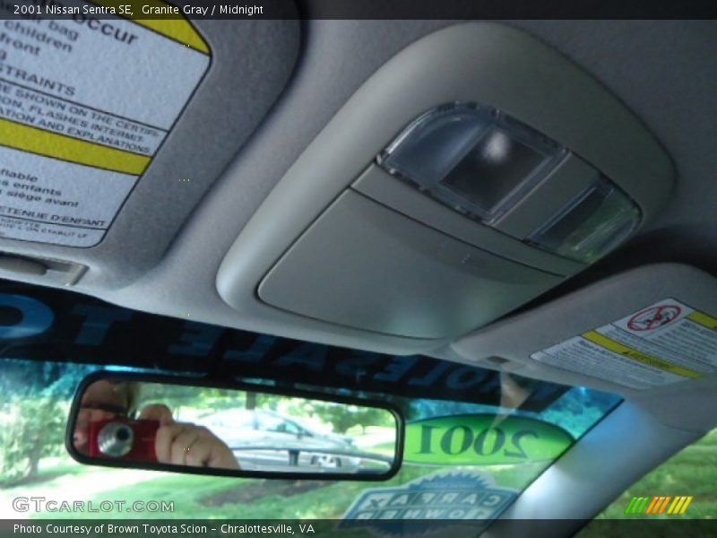 Granite Gray / Midnight 2001 Nissan Sentra SE
