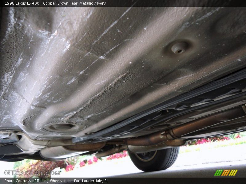 Copper Brown Pearl Metallic / Ivory 1998 Lexus LS 400