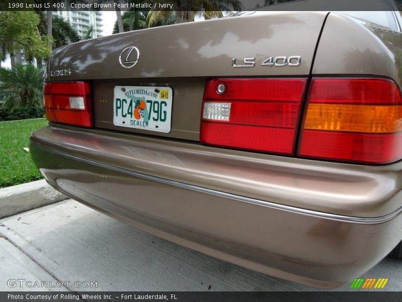 Copper Brown Pearl Metallic / Ivory 1998 Lexus LS 400