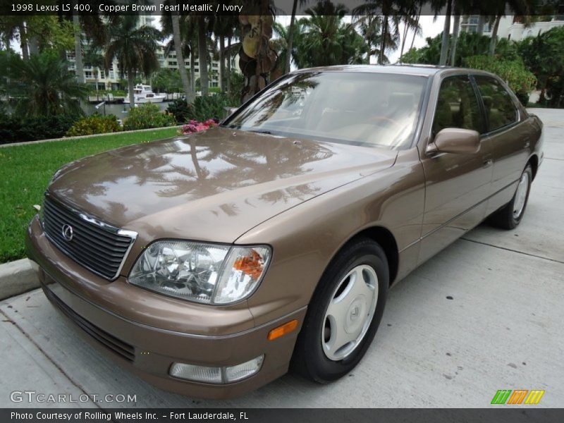 Copper Brown Pearl Metallic / Ivory 1998 Lexus LS 400