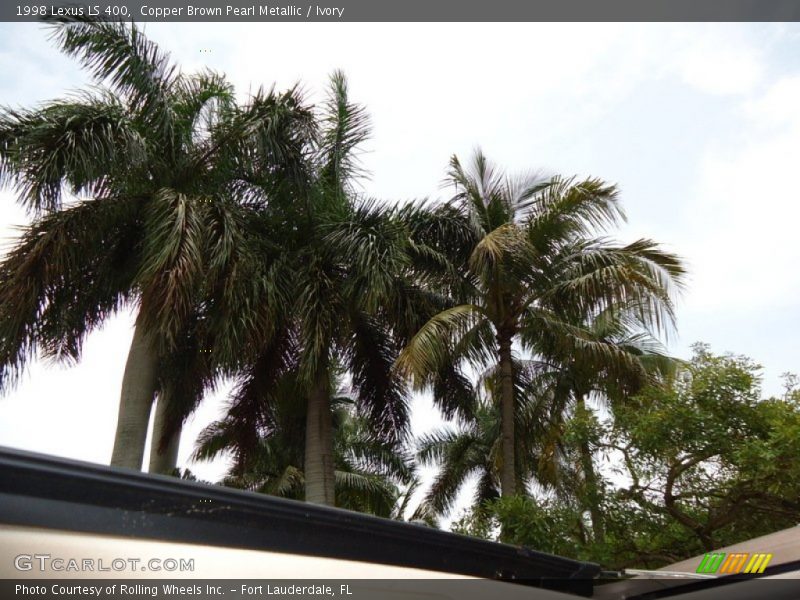 Copper Brown Pearl Metallic / Ivory 1998 Lexus LS 400