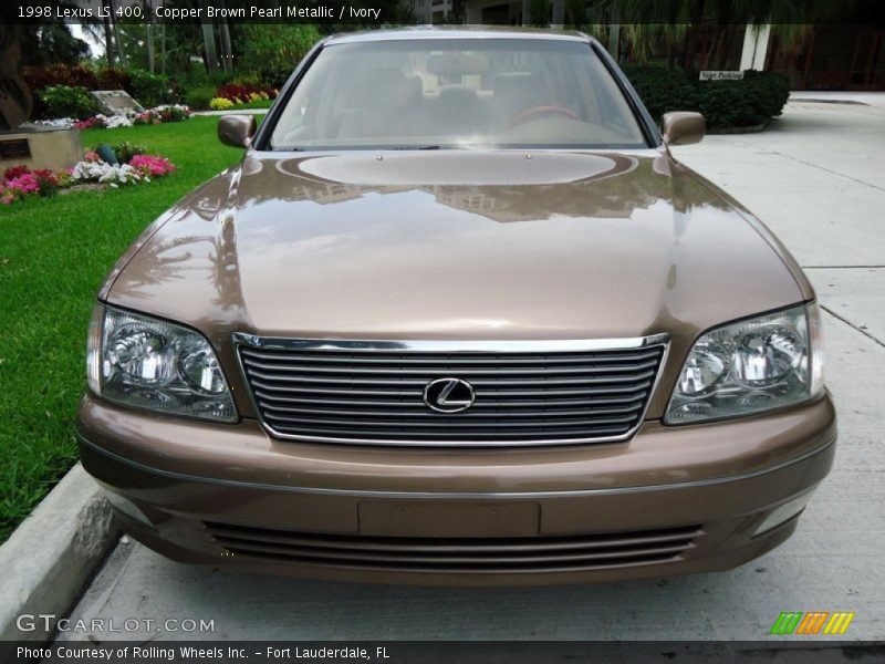 Copper Brown Pearl Metallic / Ivory 1998 Lexus LS 400