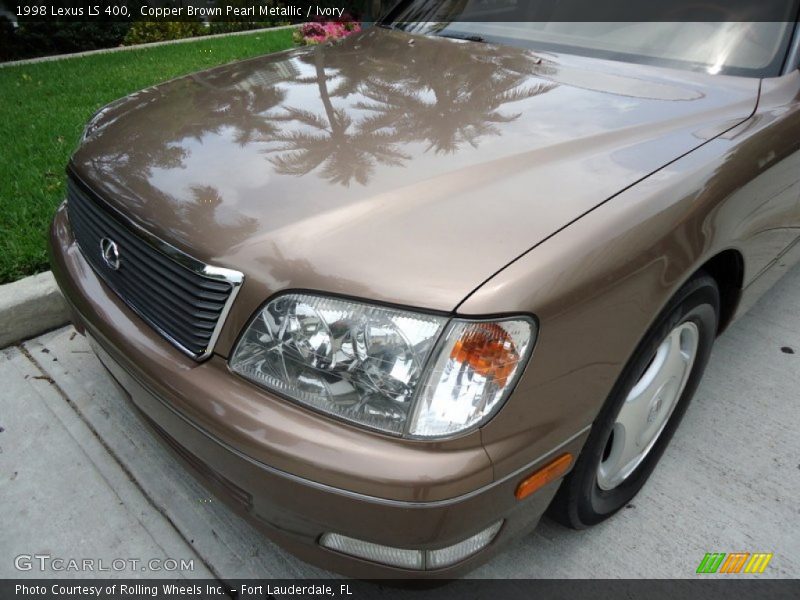 Copper Brown Pearl Metallic / Ivory 1998 Lexus LS 400