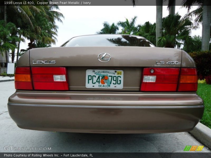 Copper Brown Pearl Metallic / Ivory 1998 Lexus LS 400