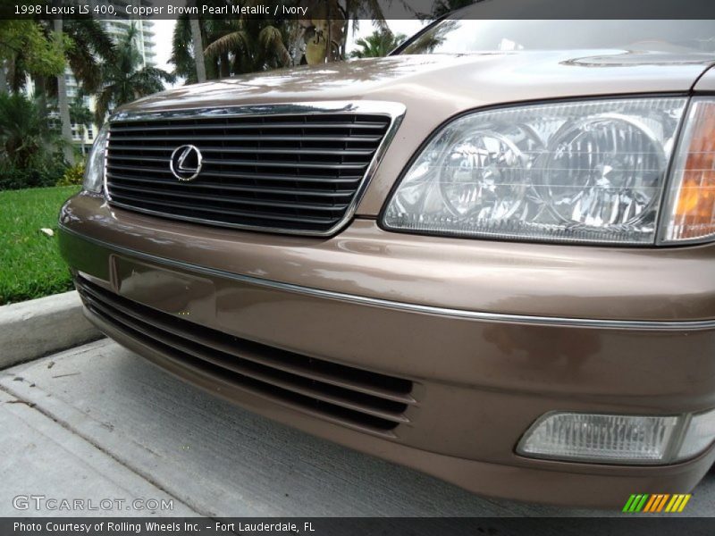 Copper Brown Pearl Metallic / Ivory 1998 Lexus LS 400