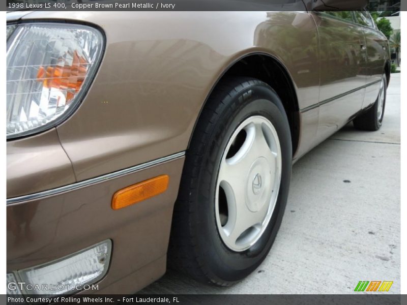 Copper Brown Pearl Metallic / Ivory 1998 Lexus LS 400