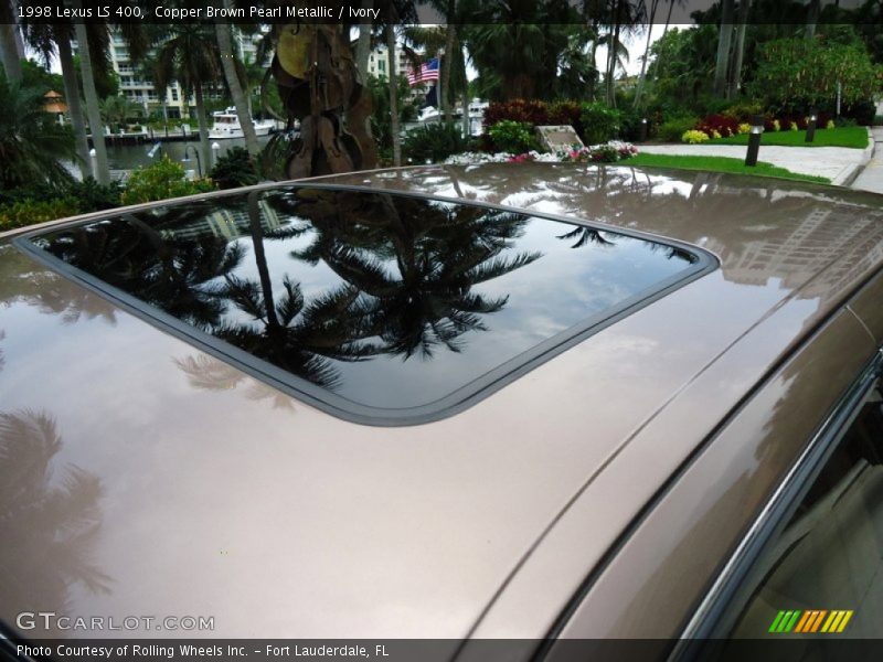 Copper Brown Pearl Metallic / Ivory 1998 Lexus LS 400