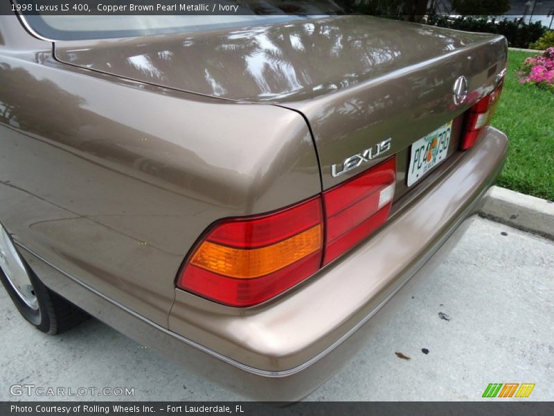 Copper Brown Pearl Metallic / Ivory 1998 Lexus LS 400