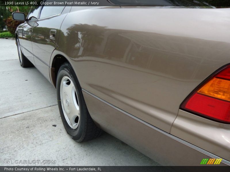 Copper Brown Pearl Metallic / Ivory 1998 Lexus LS 400