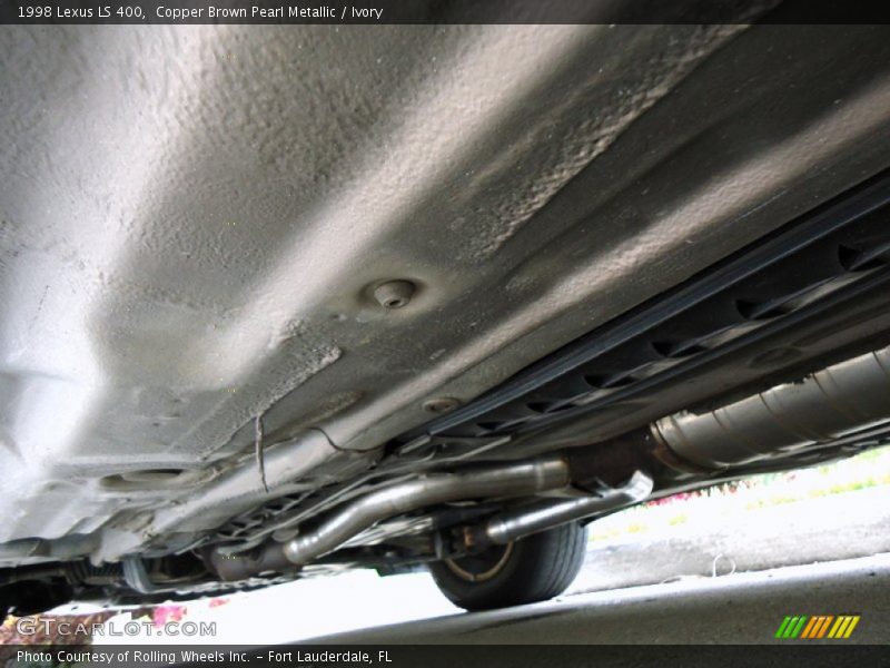 Copper Brown Pearl Metallic / Ivory 1998 Lexus LS 400