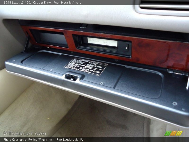 Copper Brown Pearl Metallic / Ivory 1998 Lexus LS 400
