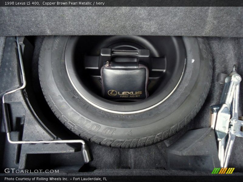 Copper Brown Pearl Metallic / Ivory 1998 Lexus LS 400