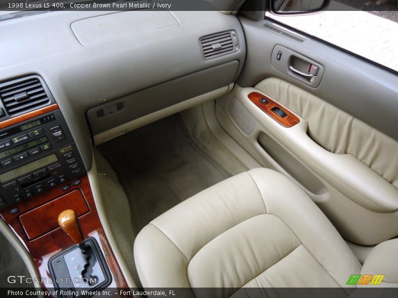 Copper Brown Pearl Metallic / Ivory 1998 Lexus LS 400