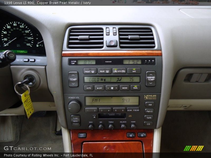 Copper Brown Pearl Metallic / Ivory 1998 Lexus LS 400