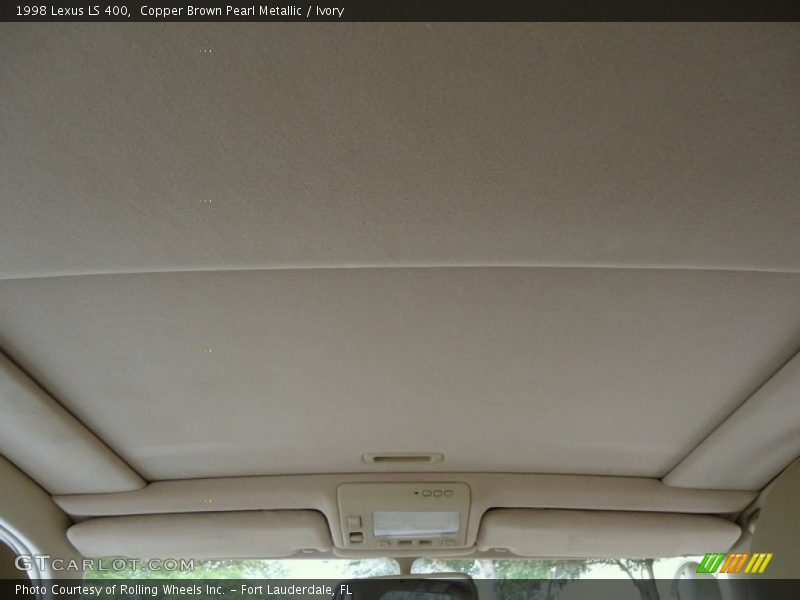 Copper Brown Pearl Metallic / Ivory 1998 Lexus LS 400