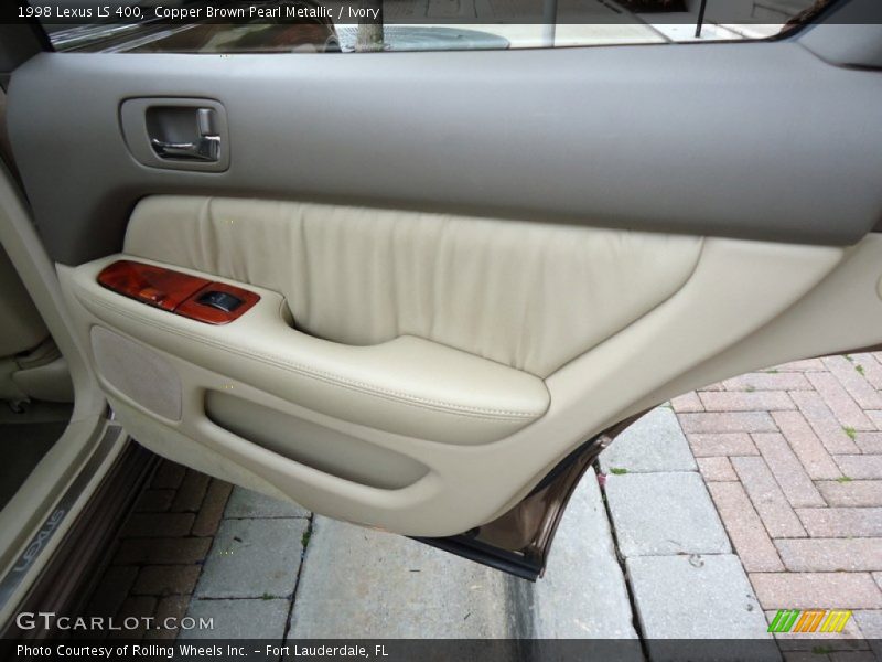 Copper Brown Pearl Metallic / Ivory 1998 Lexus LS 400