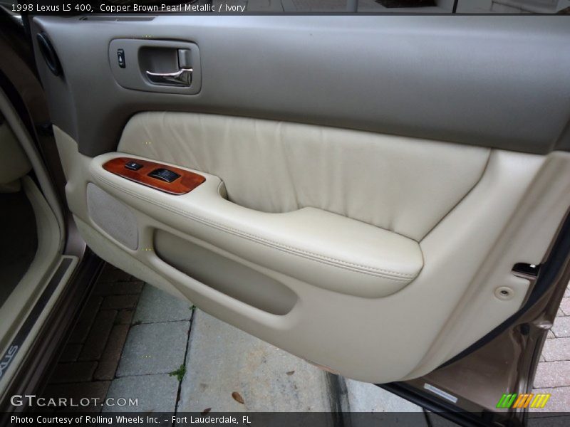 Copper Brown Pearl Metallic / Ivory 1998 Lexus LS 400