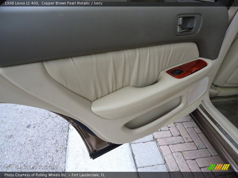 Copper Brown Pearl Metallic / Ivory 1998 Lexus LS 400