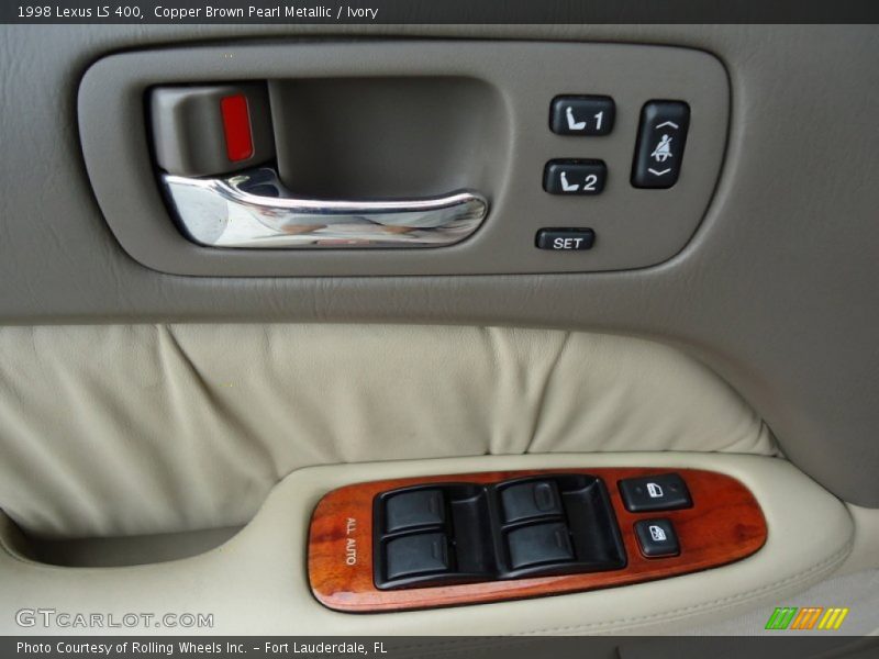 Copper Brown Pearl Metallic / Ivory 1998 Lexus LS 400
