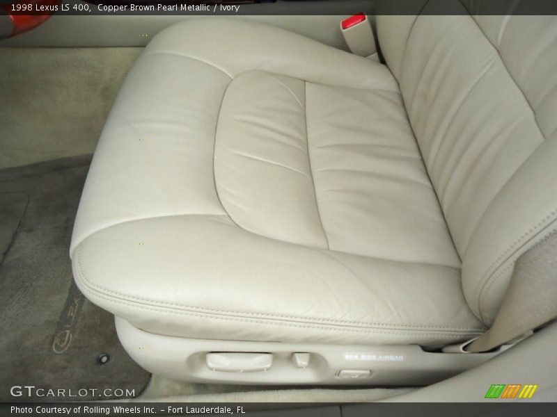 Copper Brown Pearl Metallic / Ivory 1998 Lexus LS 400