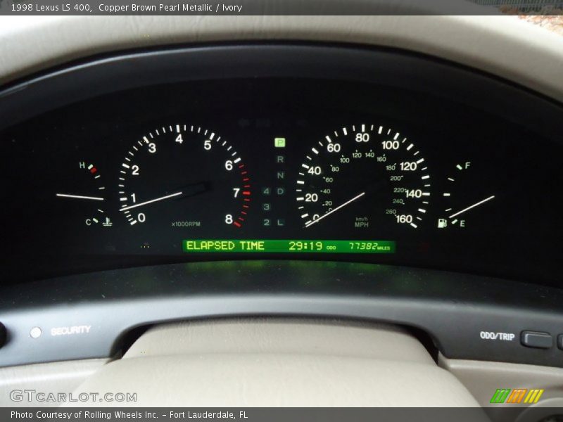 Copper Brown Pearl Metallic / Ivory 1998 Lexus LS 400