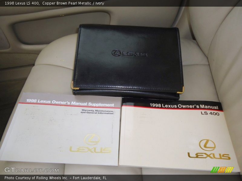 Copper Brown Pearl Metallic / Ivory 1998 Lexus LS 400