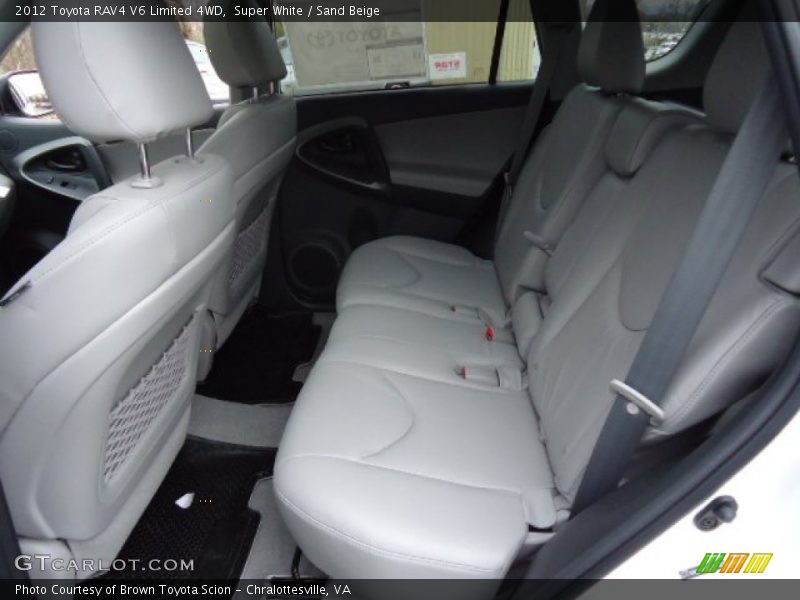 Super White / Sand Beige 2012 Toyota RAV4 V6 Limited 4WD