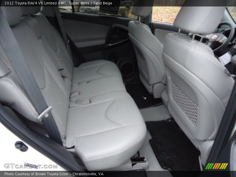 Super White / Sand Beige 2012 Toyota RAV4 V6 Limited 4WD