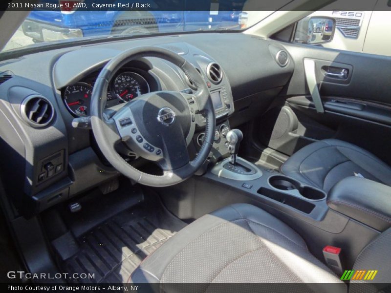 Cayenne Red / Black 2011 Nissan Rogue SL AWD