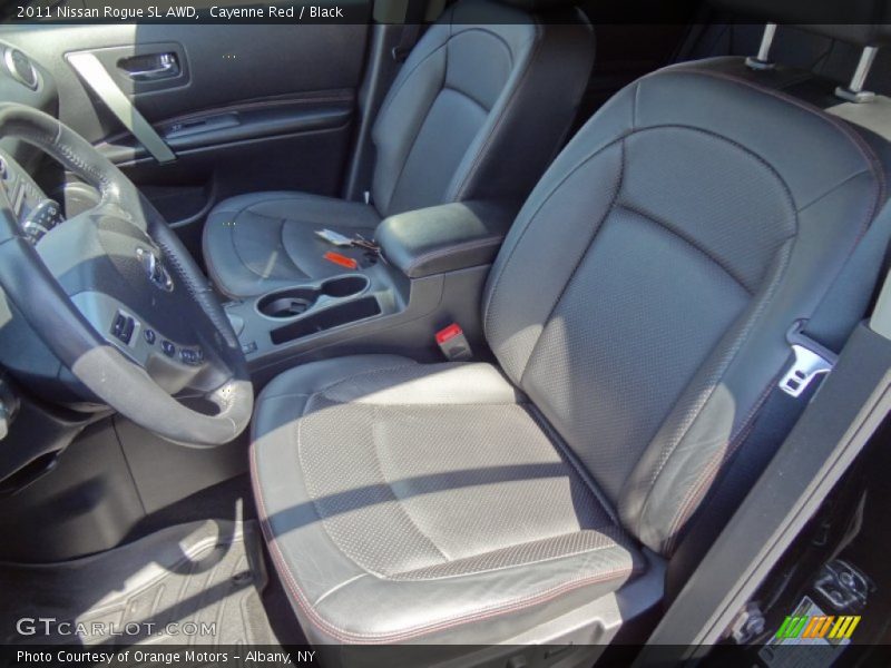 Cayenne Red / Black 2011 Nissan Rogue SL AWD
