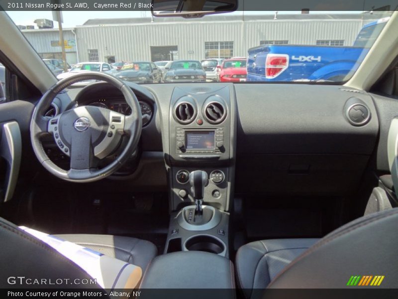 Cayenne Red / Black 2011 Nissan Rogue SL AWD