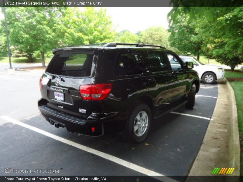 Black / Graphite Gray 2012 Toyota Sequoia SR5 4WD