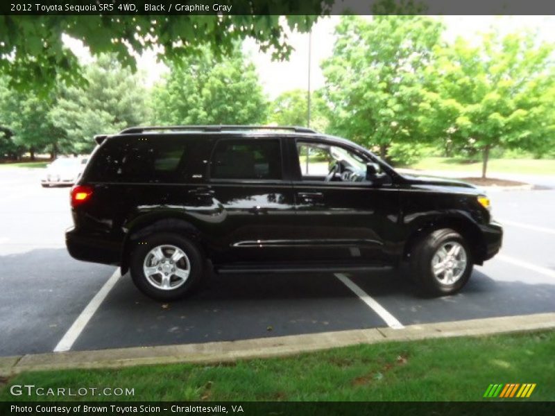 Black / Graphite Gray 2012 Toyota Sequoia SR5 4WD