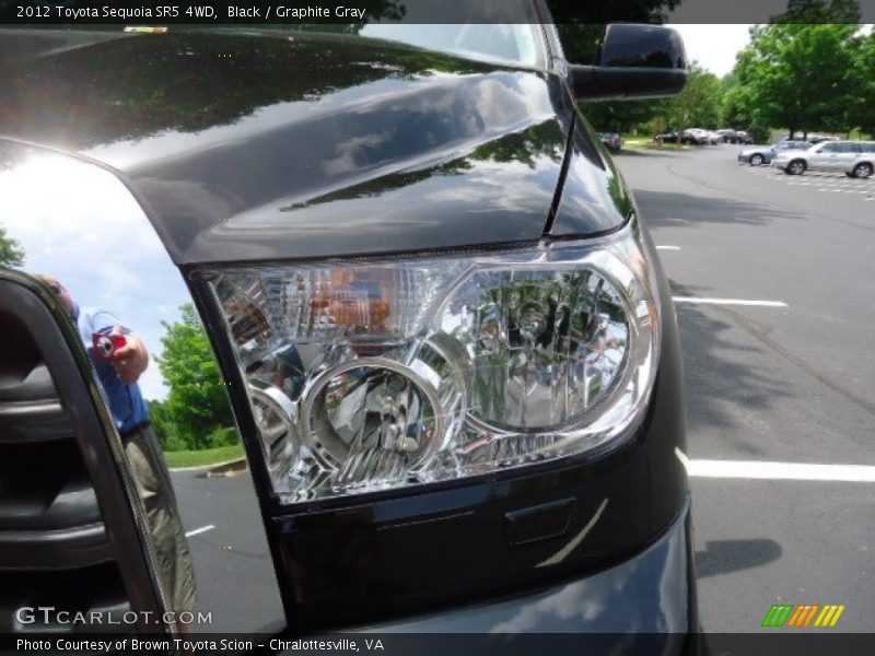 Black / Graphite Gray 2012 Toyota Sequoia SR5 4WD