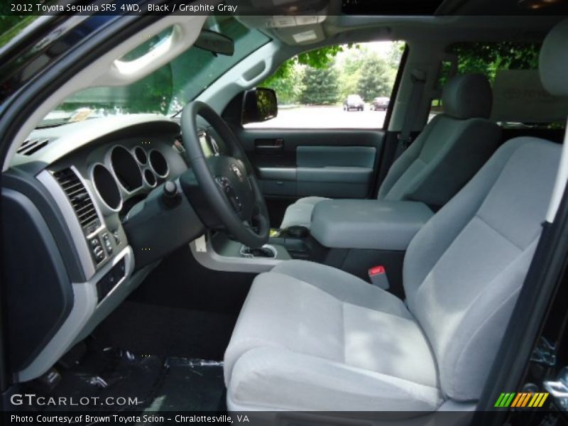 Front Seat of 2012 Sequoia SR5 4WD