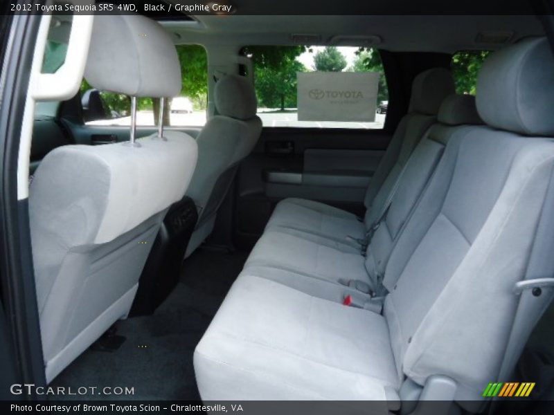 Rear Seat of 2012 Sequoia SR5 4WD