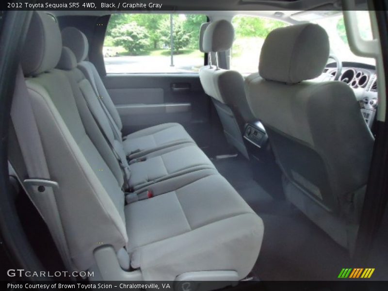 Rear Seat of 2012 Sequoia SR5 4WD