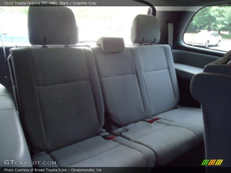 Rear Seat of 2012 Sequoia SR5 4WD