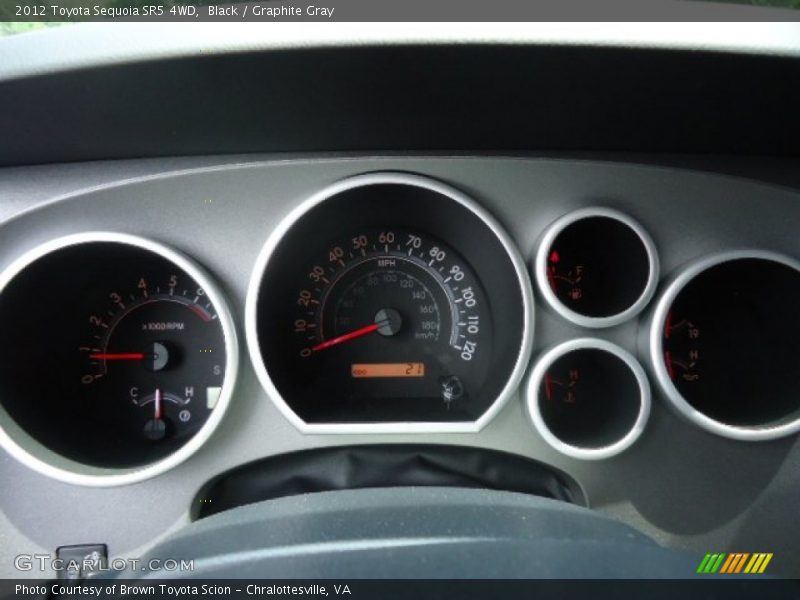 Black / Graphite Gray 2012 Toyota Sequoia SR5 4WD