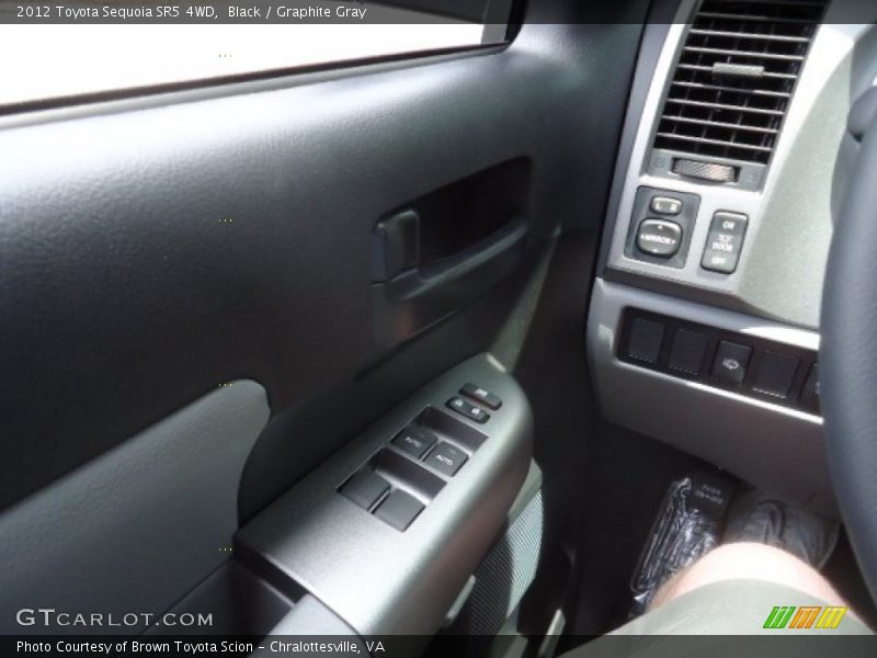Black / Graphite Gray 2012 Toyota Sequoia SR5 4WD