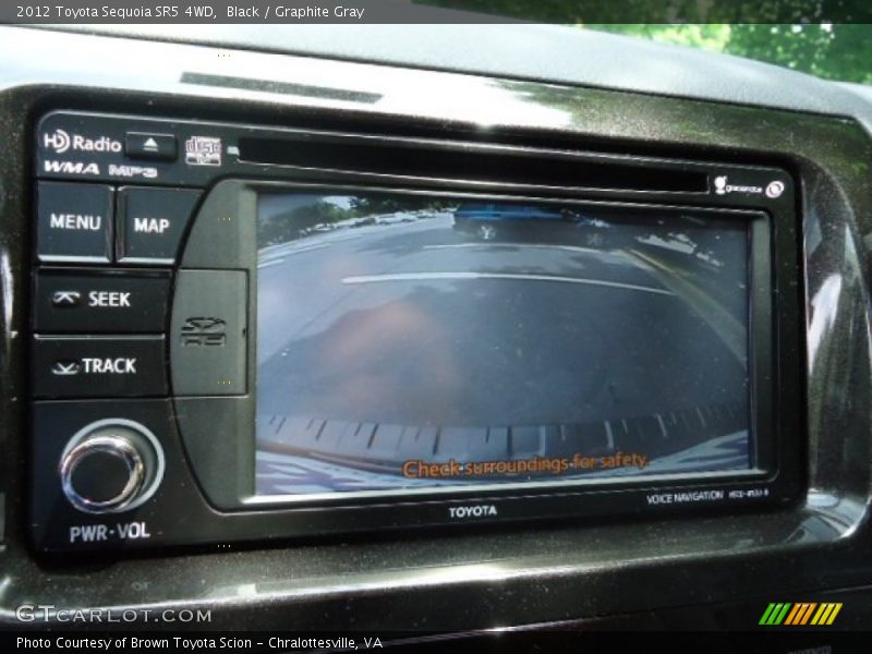 Black / Graphite Gray 2012 Toyota Sequoia SR5 4WD
