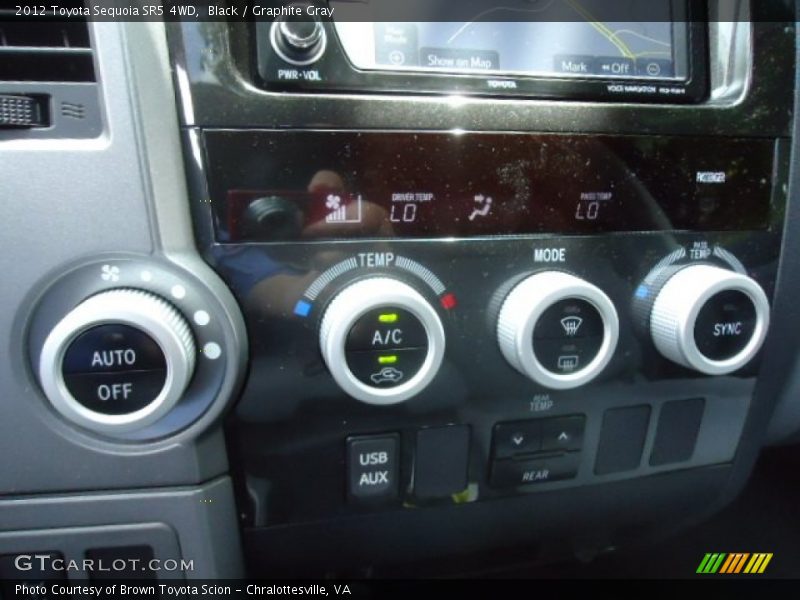 Controls of 2012 Sequoia SR5 4WD