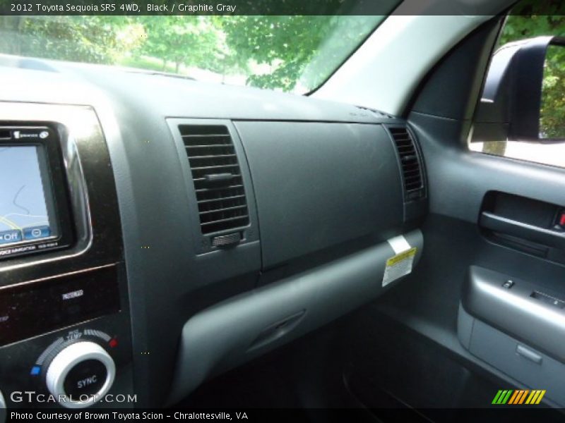 Black / Graphite Gray 2012 Toyota Sequoia SR5 4WD